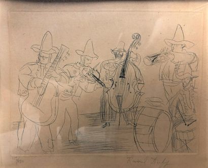 null Raoul DUFY (1877-1953), d'après

Les Musiciens (1951)

Lithographie numérotée...