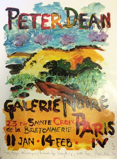 null Peter DEAN (1934-1993), d'après

Deux affiches d'exposition l'une à la Galerie...