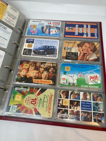 null Collection de télé-cartes téléphoniques années 80-90