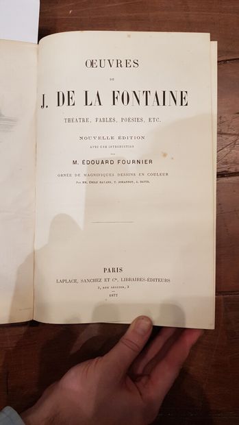 null Les oeuvres de la Fontaine, 1 volume 1877, Paris, Laplace Sanchez et Compagnie

CELINE,...