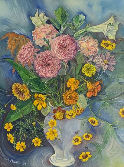 null Maurice BOUILLOT (1896 - 1985)

Bouquet de fleur

Huile sur toile signée et...