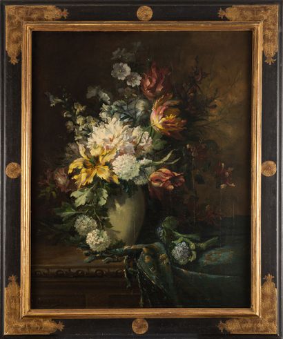 null J. MICHELOT (Actif à la fin du XIXème siècle)

Bouquet de fleurs

Sur sa toile...
