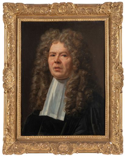 null Attribué à Jean JOUVENET (1644-1717)

Portrait d'homme à la perruque

Toile

62...