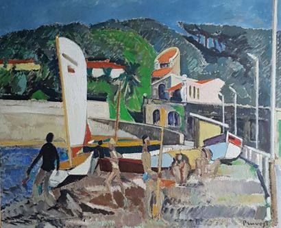 null Pierre PRUVOST (1921-2008)

Vue de port Antibes (?)

Vue de villa bord de mer

Gouache...