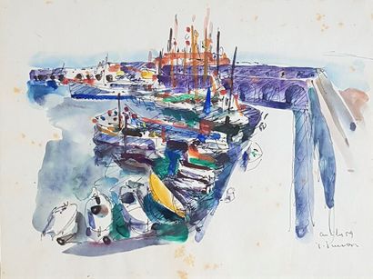 null Pierre PRUVOST (1921-2008)

4 études

"La Salis, vue de plage Antibes", encre...