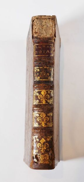 null ALMANACH royal pour l'an bissextile 1724. Paris, L.D'Houry. In- 8

veau brun,...