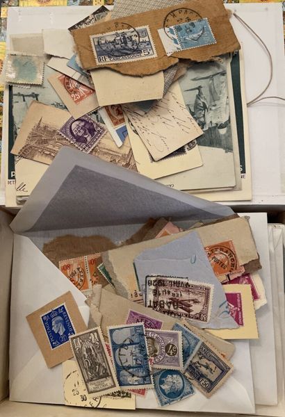 null Ensemble de timbres différents pays contenant France dont Avant-Guerre Neufs...