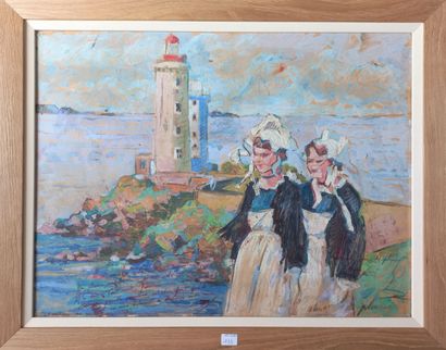 null Christiane CAILLOTIN

Etudedes bretonnes devant le phare

Huile sur carton

Monogrammée...
