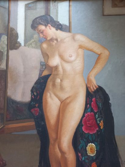 null Eugénie CLARAC (XX)

Nu féminin en intérieur

Huile sur toile

98 x 78,5 cm
