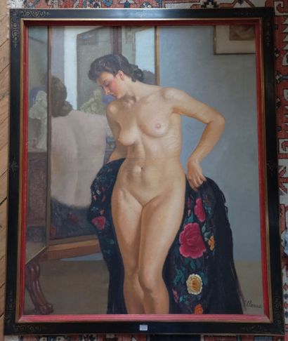 null Eugénie CLARAC (XX)

Nu féminin en intérieur

Huile sur toile

98 x 78,5 cm