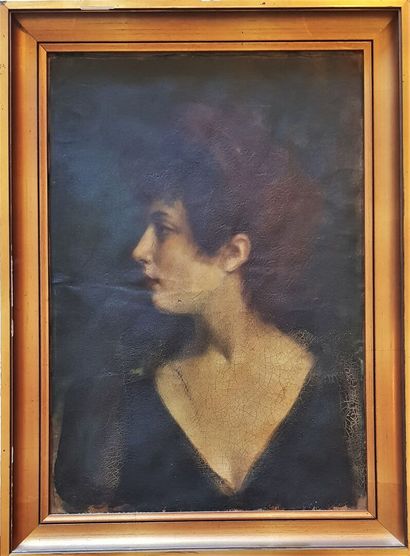 null Fernand DE LAUNAY (1885-1941)

Profil de jeune femme

Huile sur toile signée...