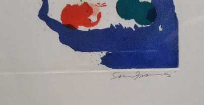 null Sam FRANCIS (1923-1994), d'après

Composition 

Lithographie couleurs numérotée...