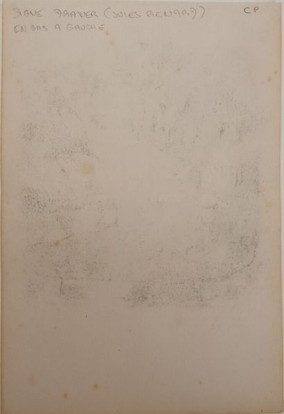 null DRANER (1833-1926)
LA FAUTE
Crayon et aquarelle, signé en bas à gauche et légendé...