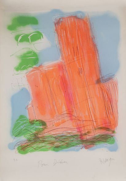 Jean MESSAGIER (1920-1999)

Composition

Lithographie.

Signée,...