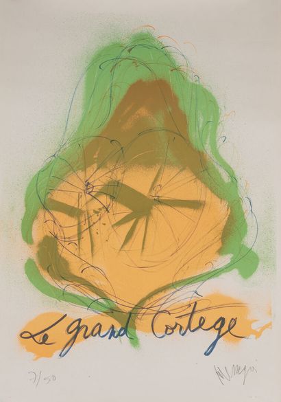 Jean MESSAGIER (1920-1999)

Le grand cortège

Lithographie...
