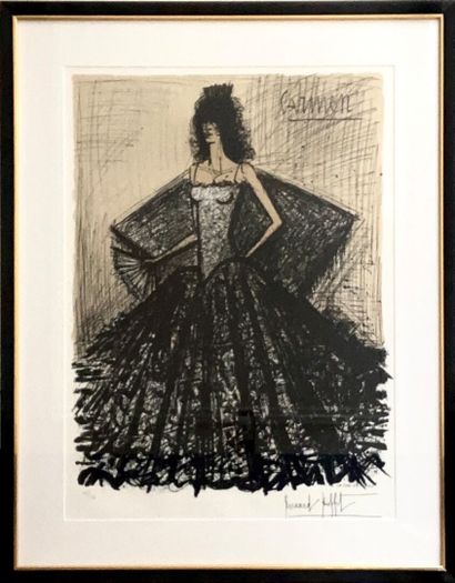 null Bernard BUFFET (1928-1999), after
Carmen - 1962 / 1981
Color lithograph on paper
Signed...