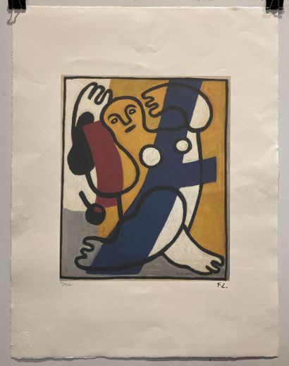 null D'après Fernand LÉGER (1881-1955)
Portrait de femme
Impression numérotée 95/300.
Artis...