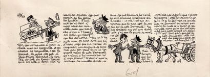 null Henri BOUYER (1907-1994)
Strip 6 colonnes
Encre signée et datée 69 en haut à...