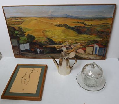 null Lot of framed pieces including oils and drawings by Aldo Romea

One joined there:

A...