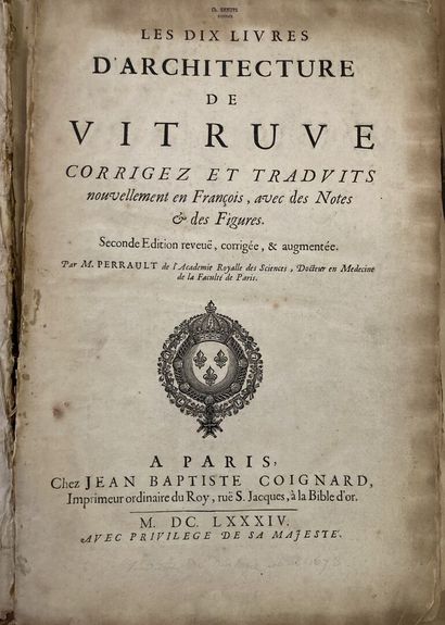 null Vitruvius, Treatise on Architecture, 1684 (accidents)