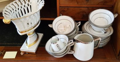 null Diverses parties de service thé et café en porcelaine