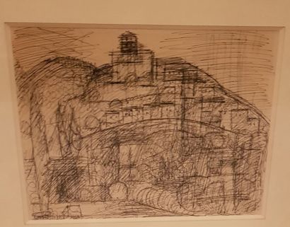 null Marcel GROMAIRE (1892-1971)
Village of provence
Ink signed lower left and dated...