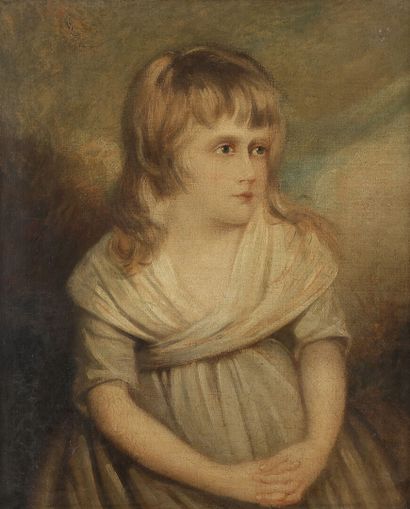 École ANGLAISE vers 1800
Portrait de jeune...