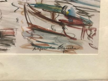 null Lot of two drawings :
Philippe DAUCHEZ (1900-1984)

Algiers, the White

Ink...