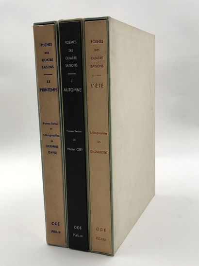 null Lot de livres comprenant :

État militaire de France (2 tomes)

Poèmes des quatre...