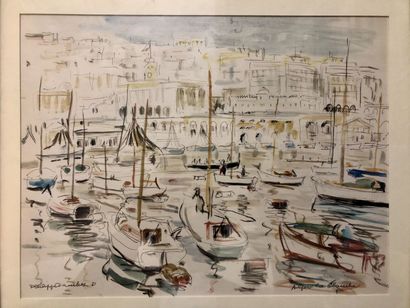 null Lot of two drawings :
Philippe DAUCHEZ (1900-1984)

Algiers, the White

Ink...