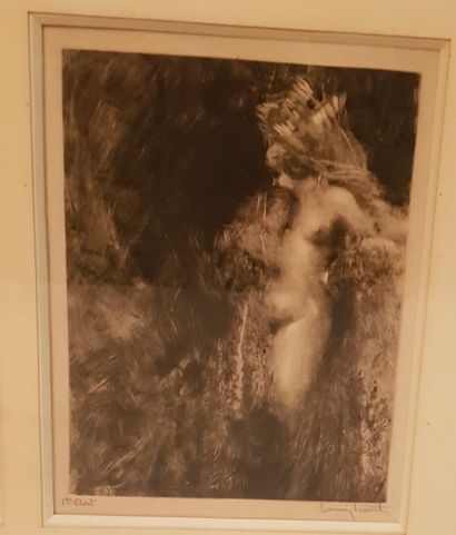 null Louis ICART (1888-1950)
The wife of Bluebeard by Henri de Régnier 
Two prints...