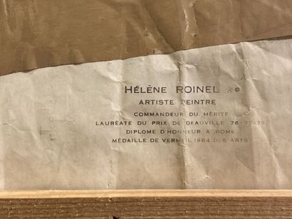 null Hélène ROINEL (XXème siècle)
Environ de Ploermel, La Chatouille
Huile sur toile...