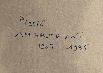 null Pierre AMBROGIANI (1907-1985)
Nature morte à la théière
Gouache et acrylique...
