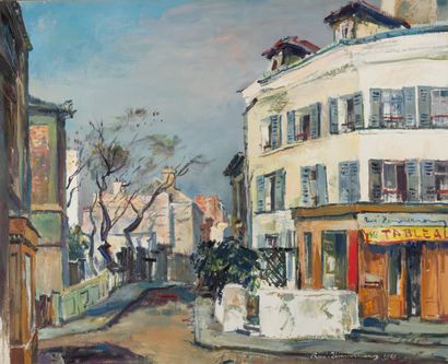 null ZIMMERMANN René (1904-1991)
Vue urbaine
Huile sur toile signée et datée 1966...
