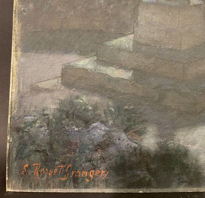 null Edouard ROSSET-GRANGER (1853-1942)
Souvenir de Bretagne
Pastel sur carton signé...