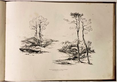 null VENTE à 11h 
Album de vignettes gravées Landscapes et Hills by J.B KIDD Édimbourg
On...
