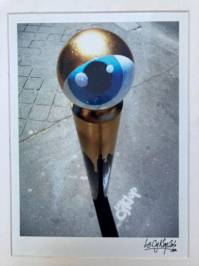 null THE CYKLOP (1968)
Cyclops
Countersigned and dated photograph 2010
31 x 22,5...