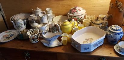 null SALE at 11 am 
Lot of porcelain and earthenware including parts of tea and coffee...