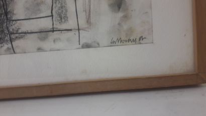 null Cat LORAY (1962)
Composition 
Fusain crayon lavis signé en bas à droite
18 x...