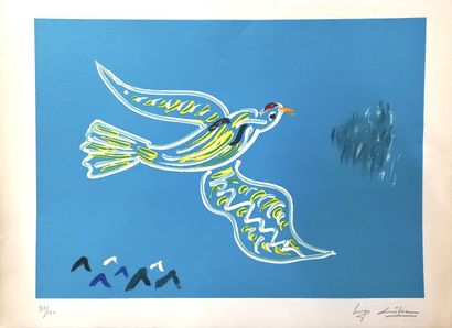 null VENTE à 11h 
Serge LIFAR (1905-1986) d'après
Composition à l'oiseau
Lithographie...
