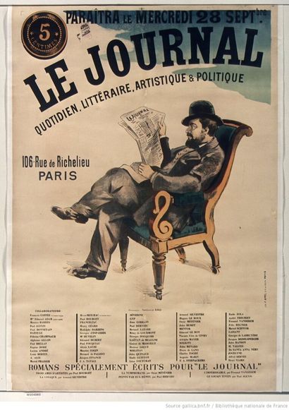 null Charles TOCHÉ (1851-1916)
Dessin préparatoire pour le premier numéro de "Le...