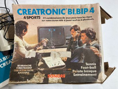 null CREATRONIC BI.BIP 4
4 sports : Tennis, Foot-ball, Pelote basque, entrainement
Appareil...