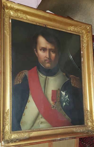 null ECOLE FRANCAISE DU XIXème
Portrait de Napoléon 1er
Huile sur toile dans l'esprit...