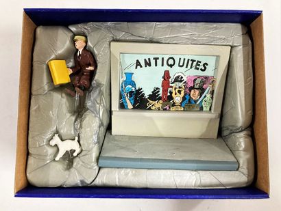 null PIXI - TINTIN 
Tintin antiquités, n°0827, figurines en métal dans leur boîte...