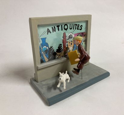 null PIXI - TINTIN 
Tintin antiquités, n°0827, figurines en métal dans leur boîte...