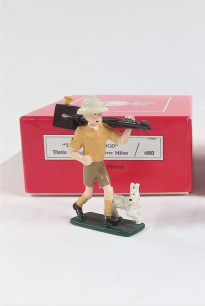 null PIXI - TINTIN
- TINTIN AU CONGO, Tintin en Explorateur avec Milou / 4503
Figurines...