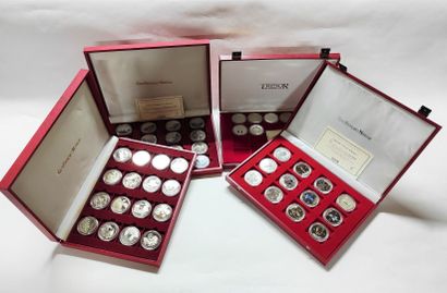null Ensemble de collections de pièces et médailles thématiques diverses (Euro, Grandes...