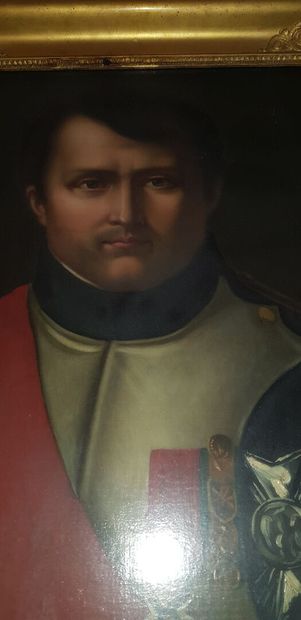 null ECOLE FRANCAISE DU XIXème
Portrait de Napoléon 1er
Huile sur toile dans l'esprit...
