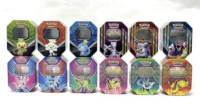 null POKEMON (2014-2020)
Lot de 21 boites en fer représentant divers Pokémons tels...