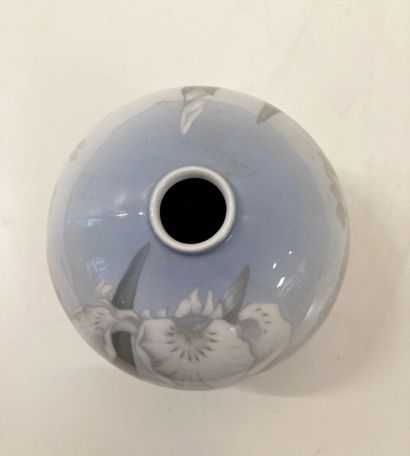 null Vase boule en porcelaine de Copenhague